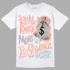 DJ Khaled x Jordan 5 Retro ‘Crimson Bliss’ DopeSkill T-Shirt Real Ones Move In Silence Graphic Streetwear - White 