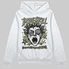 Olive Sneakers DopeSkill Hoodie Sweatshirt Root of Evil Graphic Streetwear - White