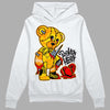 Jordan 6 “Yellow Ochre” DopeSkill Hoodie Sweatshirt Broken Heart Graphic Streetwear - White