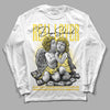 Wmns Air Jordan 11 Low 'Yellow Snakeskin' DopeSkill Long Sleeve T-Shirt Real Lover Graphic Streetwear - White