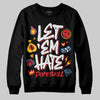Black and White Sneakers DopeSkill Sweatshirt Let 'em Hate Graphic Streetwear - Black