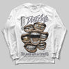 Jordan 11 Low CNY “Year of the Snake” DopeSkill Long Sleeve T-Shirt The Mouth With No Droughts Graphic Streetwear - White