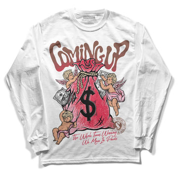 Dunk Low PRM Bacon DopeSkill Long Sleeve T-Shirt Money Bag Coming Up Graphic Streetwear - White