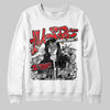 Red Sneakers DopeSkill Sweatshirt No Money No Lust Graphic Streetwear - WHite