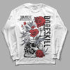 Jordan 4 “Bred Reimagined” DopeSkill Long Sleeve T-Shirt Side Hustle Graphic Streetwear - White