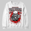 Jordan 9 Retro Gym Red DopeSkill Sweatshirt Trapped Halloween Graphic Streetwear - White
