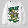 Foamposite Pro 'Pine Green' DopeSkill Sweatshirt Money Callin' Graphic Streetwear - White