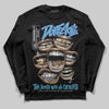 Jordan 8 Retro 'Aqua' 2025 DopeSkill Long Sleeve T-Shirt The Mouth With No Droughts Graphic Streetwear - Black