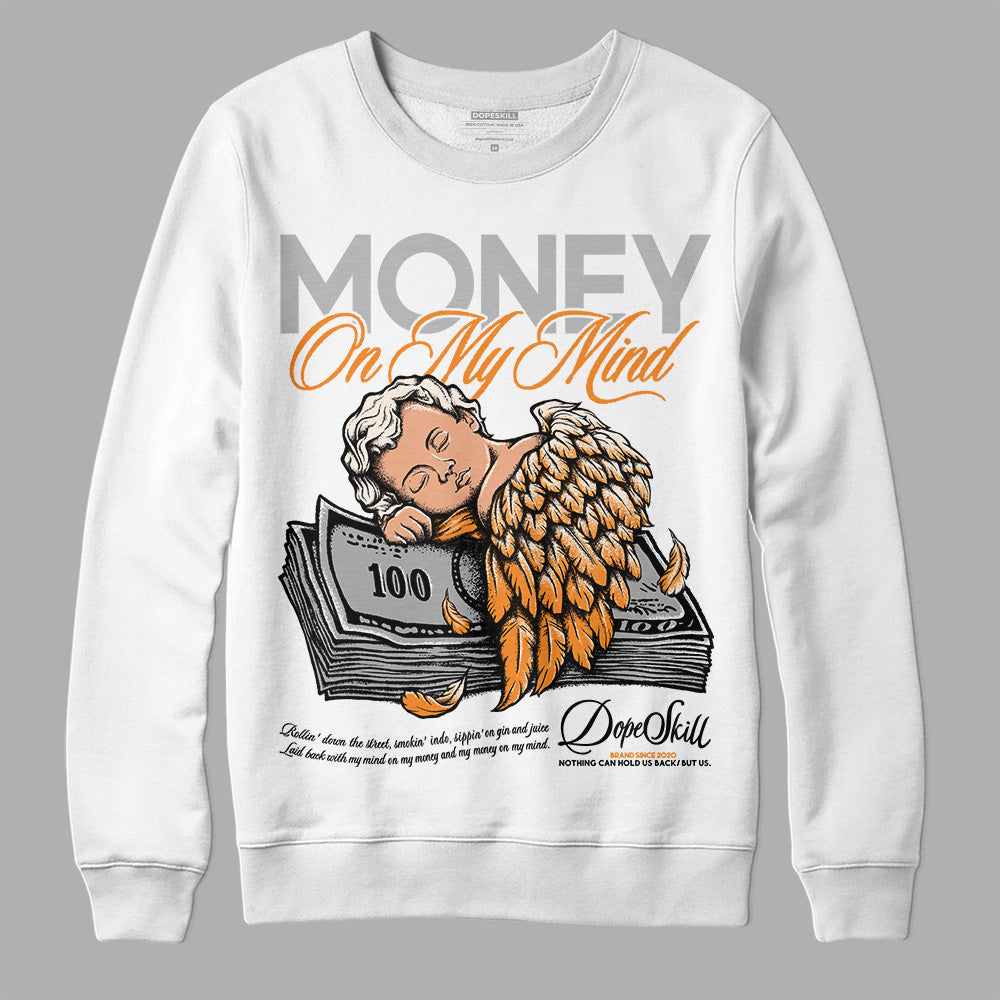 Dunk Low Cool Grey DopeSkill Sweatshirt MOMM Graphic Streetwear - White