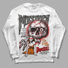 Jordan 3 Fire Red DopeSkill Long Sleeve T-Shirt Mystery Ghostly Grasp Graphic Streetwear - White