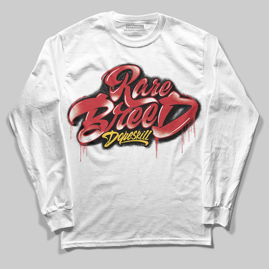 Jordan 14 Retro Ferrari (2025) DopeSkill Long Sleeve T-Shirt Rare Breed Type Graphic Streetwear - White 