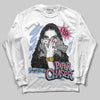 Jordan 3 GS “Denim/Pink Glow” DopeSkill Long Sleeve T-Shirt NPC Graphic Streetwear - White