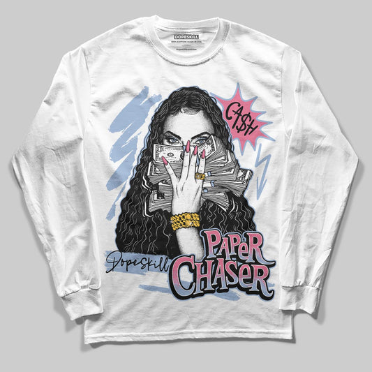 Jordan 3 GS “Denim/Pink Glow” DopeSkill Long Sleeve T-Shirt NPC Graphic Streetwear - White