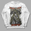 Olive Sneakers DopeSkill Long Sleeve T-Shirt Life or Die Graphic Streetwear - White