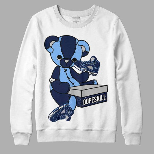 Jordan 5 Midnight Navy DopeSkill Sweatshirt Sneakerhead BEAR Graphic Streetwear