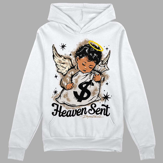 Jordan 5 SE “Sail” DopeSkill Hoodie Sweatshirt Heaven Sent Graphic Streetwear - White