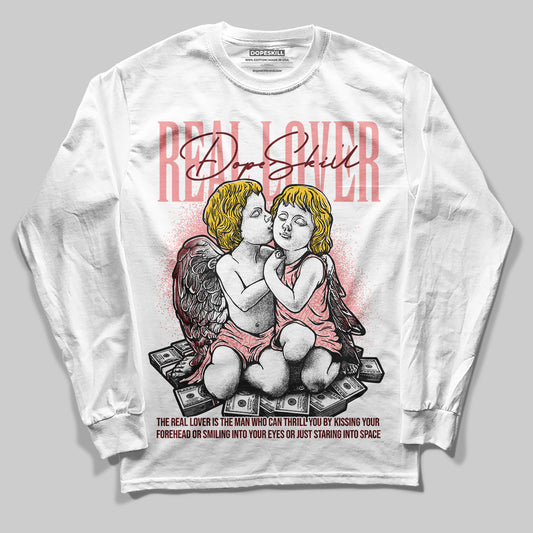 Jordan 3 Retro Valentine's Day Treat Yourself (2025) DopeSkill Long Sleeve T-Shirt Real Lover Graphic Streetwear - White