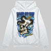 Royal Blue Sneakers DopeSkill Hoodie Drip or Die Graphic Streetwear - White