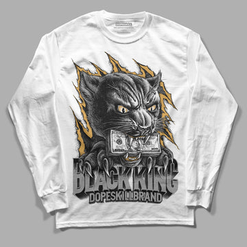 Jordan 11 "Gratitude" DopeSkill Long Sleeve T-Shirt Black King Graphic Streetwear - White