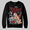 Jordan 11 Retro Low Bred (2025) DopeSkill Sweatshirt New No Days Off Graphic Streetwear - Black