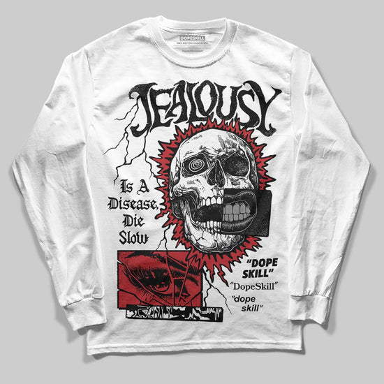 Jordan 8 Retro Bugs Bunny (2025) DopeSkill Long Sleeve T-Shirt Jealousy Graphic Streetwear - WHite