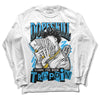 Jordan 2 Low "University Blue" DopeSkill Long Sleeve T-Shirt Sorry I've Been Trappin Graphic Streetwear - White  