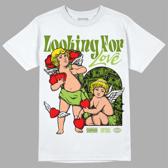 SB Dunk Low Chlorophyll DopeSkill T-Shirt Looking For Love Graphic Streetwear - White