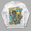 Jordan 5 Aqua DopeSkill Long Sleeve T-Shirt Don't Kill My Vibe Graphic Streetwear - White