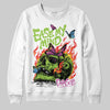 Neon Green Sneakers DopeSkill Sweatshirt Ease My Mind Graphic Streetwear - White