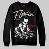 Jordan 17 Retro Low SP Infinite Archives DopeSkill Sweatshirt Flexin' Graphic Streetwear - Black