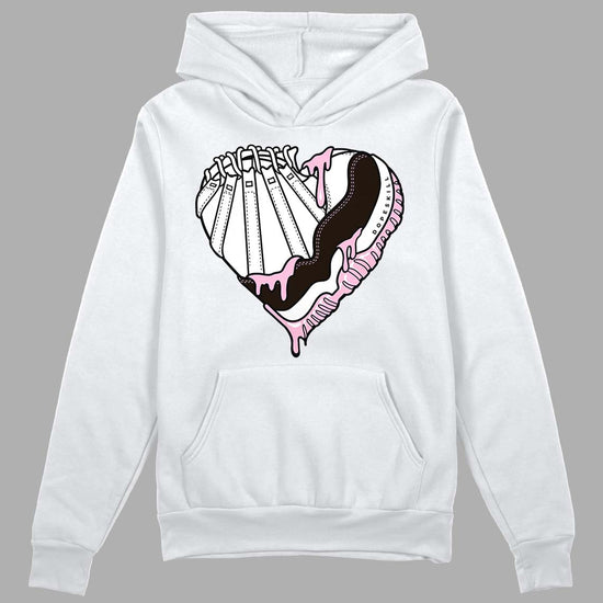 Jordan 11 Retro Neapolitan DopeSkill Sweatshirt Hoodie Sweatshirt Heart Jordan 11 Graphic Streetwear