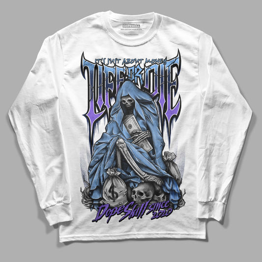 Jordan 5 SE “Georgetown” DopeSkill Long Sleeve T-Shirt Life or Die Graphic Streetwear