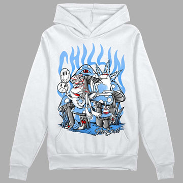 Jordan 9 Powder Blue DopeSkill Hoodie Sweatshirt Chillin Graphic Streetwear - White 