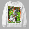 Neon Green Sneakers DopeSkill Sweatshirt Gotta Lotta Means Graphic Streetwear - White