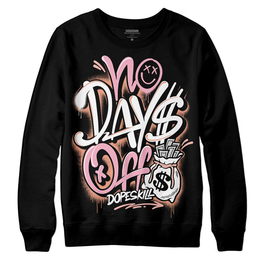 Jordan 11 Low “Legend Pink” DopeSkill Sweatshirt No Days Off Graphic Streetwear - Black