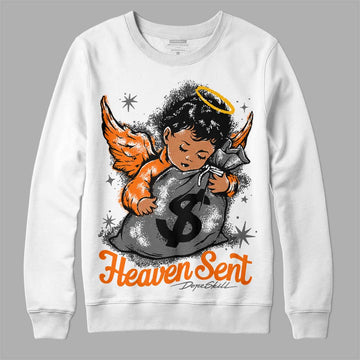 Jordan 3 Retro 'Fear Pack' DopeSkill Sweatshirt Heaven Sent Graphic Streetwear - White