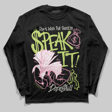 Chase B x Travis Scott x Jordan Jumpman Jack DopeSkill Long Sleeve T-Shirt Speak It Graphic Streetwear - Black