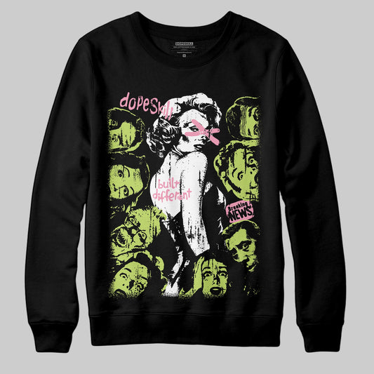 Chase B x Travis Scott x Jordan Jumpman Jack DopeSkill Sweatshirt Built Different Graphic Streetwear - Black