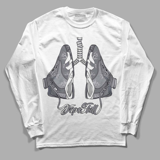 Jordan 14 Retro 'Stealth' DopeSkill Long Sleeve T-Shirt Breathe Graphic Streetwear - White