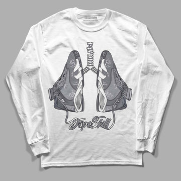 Jordan 14 Retro 'Stealth' DopeSkill Long Sleeve T-Shirt Breathe Graphic Streetwear - White