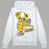 Jordan 4 Retro “Vivid Sulfur” DopeSkill Hoodie Sweatshirt Sneakerhead BEAR Graphic Streetwear - White 