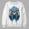 Jordan 1 High Retro OG “University Blue” DopeSkill Sweatshirt DopeSkill Evolution Graphic Streetwear - White