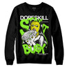 Neon Green Sneakers DopeSkill Sweatshirt Stay It Busy Graphic Streetwear - Black 