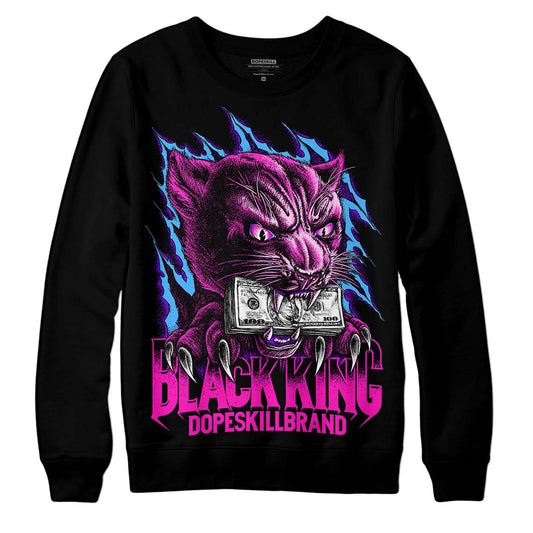 Dunk Low GS “Active Fuchsia” DopeSkill Sweatshirt Black King Graphic Streetwear - Black