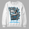 Jordan 2 Low "University Blue" DopeSkill Sweatshirt Paid In Full Graphic Streetwear - White