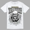 Jordan 4 Retro SE Craft Photon Dust  DopeSkill T-Shirt Trapped Halloween Graphic Streetwear - White 