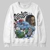 Jordan 12 Retro 'Melo' DopeSkill Sweatshirt Stressless Graphic Streetwear - White