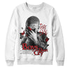 Jordan 12 “Red Taxi” DopeSkill Sweatshirt Boys Don't Cry Graphic Streetwear - White