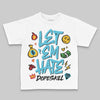 Jordan 11 Retro Gamma Blue (2025) DopeSkill Toddler Kids T-shirt Let 'em Hate Graphic Streetwear - White 