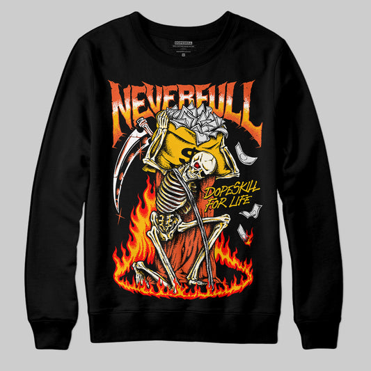 MSCHF Super Normal 2 Orange Milk DopeSkill Sweatshirt NeverFull Graphic Streetwear - Black